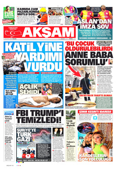 AKŞAM 3 Ağustos 2025 gazete manşeti