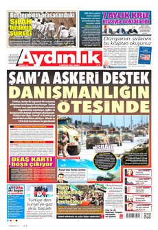 AYDINLIK GAZETESİ 3 Ağustos 2025 gazete manşeti