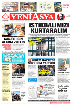 YENİ ASYA 3 Ağustos 2025 gazete manşeti