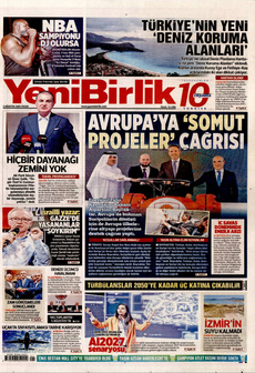 YENİBİRLİK 3 Ağustos 2025 gazete manşeti