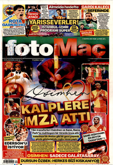 FOTOMAÇ 3 Ağustos 2025 gazete manşeti