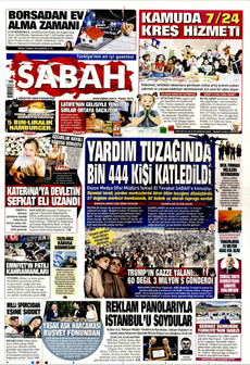 SABAH 4 Ağustos 2025 gazete manşeti