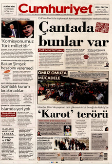 CUMHURİYET 4 Ağustos 2025 gazete manşeti