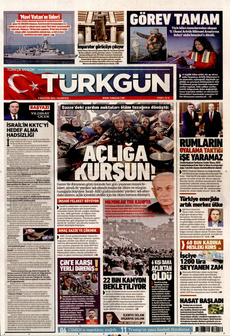 TÜRKGÜN 4 Ağustos 2025 gazete manşeti