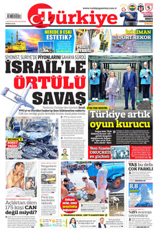 TÜRKİYE GAZETESİ 4 Ağustos 2025 gazete manşeti