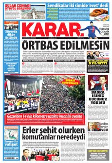KARAR 4 Ağustos 2025 gazete manşeti