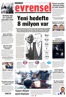 EVRENSEL 4 Ağustos 2025 gazete manşeti