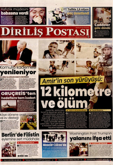 DİRİLİŞ POSTASI 4 Ağustos 2025 gazete manşeti
