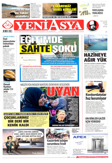 YENİ ASYA 4 Ağustos 2025 gazete manşeti