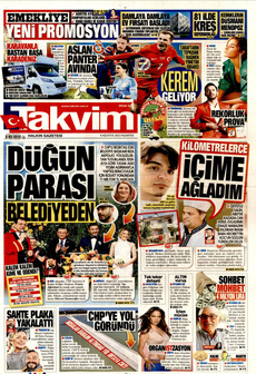 TAKVİM 4 Ağustos 2025 gazete manşeti