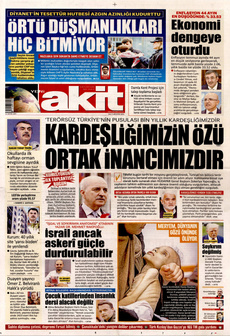 YENİ AKİT 5 Ağustos 2025 gazete manşeti
