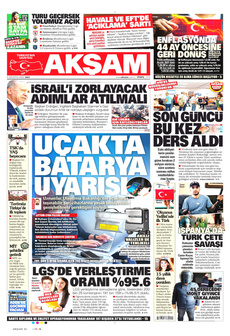 AKŞAM 5 Ağustos 2025 gazete manşeti