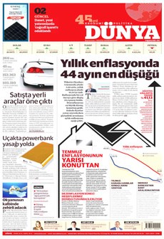 DÜNYA 5 Ağustos 2025 gazete manşeti