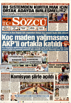 SÖZCÜ 6 Ağustos 2025 gazete manşeti