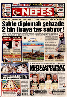 NEFES 6 Ağustos 2025 gazete manşeti