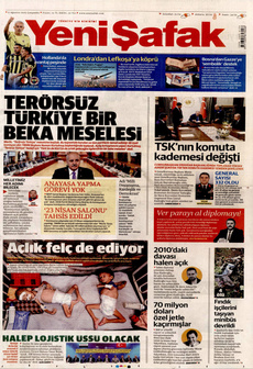 YENİ ŞAFAK 6 Ağustos 2025 gazete manşeti