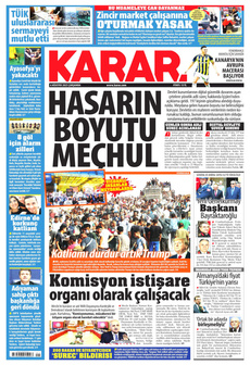 KARAR 6 Ağustos 2025 gazete manşeti