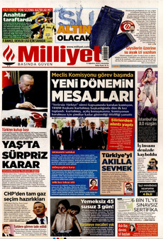 MİLLİYET 6 Ağustos 2025 gazete manşeti