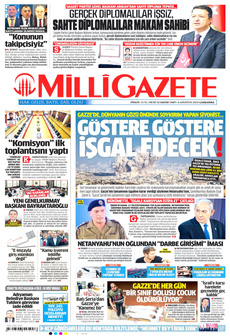 MİLLİ GAZETE 6 Ağustos 2025 gazete manşeti