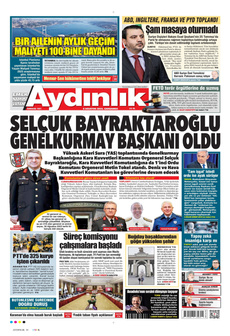 AYDINLIK GAZETESİ 6 Ağustos 2025 gazete manşeti