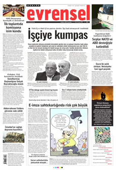 EVRENSEL 6 Ağustos 2025 gazete manşeti