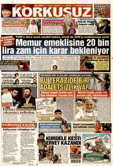 KORKUSUZ 6 Ağustos 2025 gazete manşeti