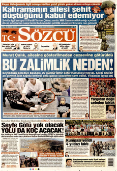 SÖZCÜ 7 Ağustos 2025 gazete manşeti