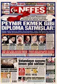 NEFES 7 Ağustos 2025 gazete manşeti