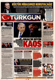 TÜRKGÜN 7 Ağustos 2025 gazete manşeti