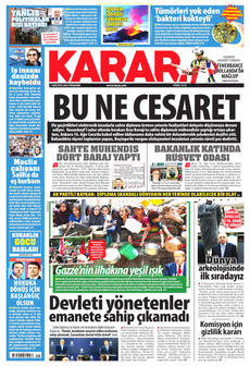 KARAR 7 Ağustos 2025 gazete manşeti