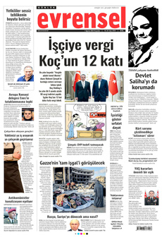 EVRENSEL 7 Ağustos 2025 gazete manşeti