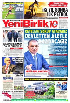 YENİBİRLİK 7 Ağustos 2025 gazete manşeti