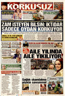 KORKUSUZ 7 Ağustos 2025 gazete manşeti