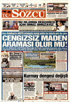 SÖZCÜ 8 Ağustos 2025 gazete manşeti