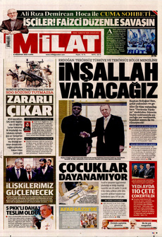 MİLAT 8 Ağustos 2025 gazete manşeti