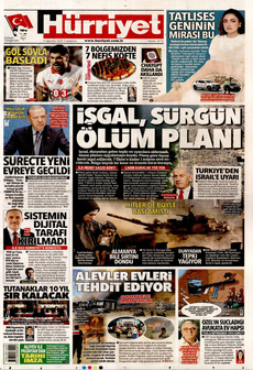 HÜRRİYET 9 Ağustos 2025 gazete manşeti