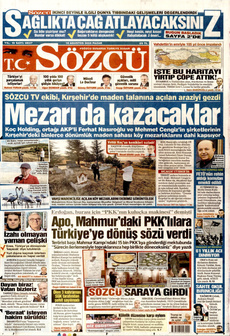SÖZCÜ 10 Ağustos 2025 gazete manşeti