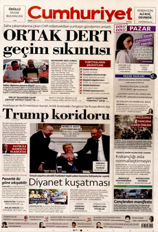 CUMHURİYET 10 Ağustos 2025 gazete manşeti