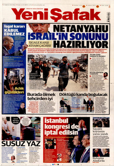 YENİ ŞAFAK 10 Ağustos 2025 gazete manşeti