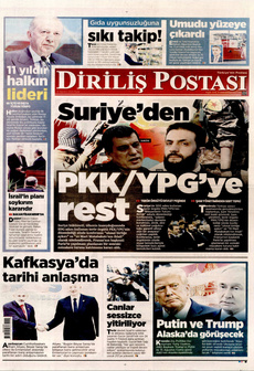 DİRİLİŞ POSTASI 10 Ağustos 2025 gazete manşeti