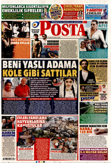 POSTA 10 Ağustos 2025 gazete manşeti