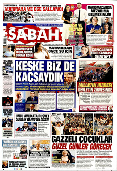 SABAH 11 Ağustos 2025 gazete manşeti