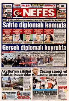 NEFES 11 Ağustos 2025 gazete manşeti