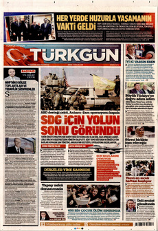 TÜRKGÜN 11 Ağustos 2025 gazete manşeti