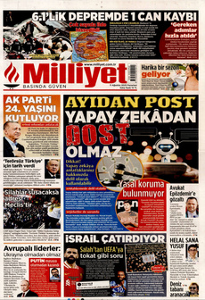 MİLLİYET 11 Ağustos 2025 gazete manşeti