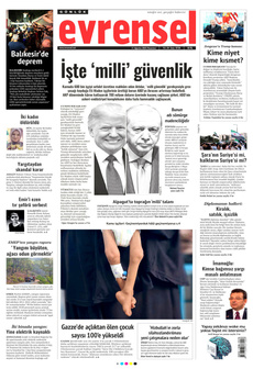 EVRENSEL 11 Ağustos 2025 gazete manşeti