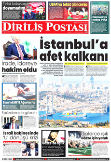 DİRİLİŞ POSTASI 11 Ağustos 2025 gazete manşeti