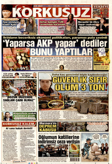 KORKUSUZ 11 Ağustos 2025 gazete manşeti