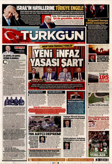 TÜRKGÜN 13 Ağustos 2025 gazete manşeti