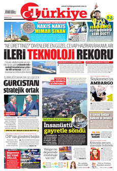 TÜRKİYE GAZETESİ 13 Ağustos 2025 gazete manşeti